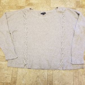 American Eagle Outfitters Cream Sweater Size XL
